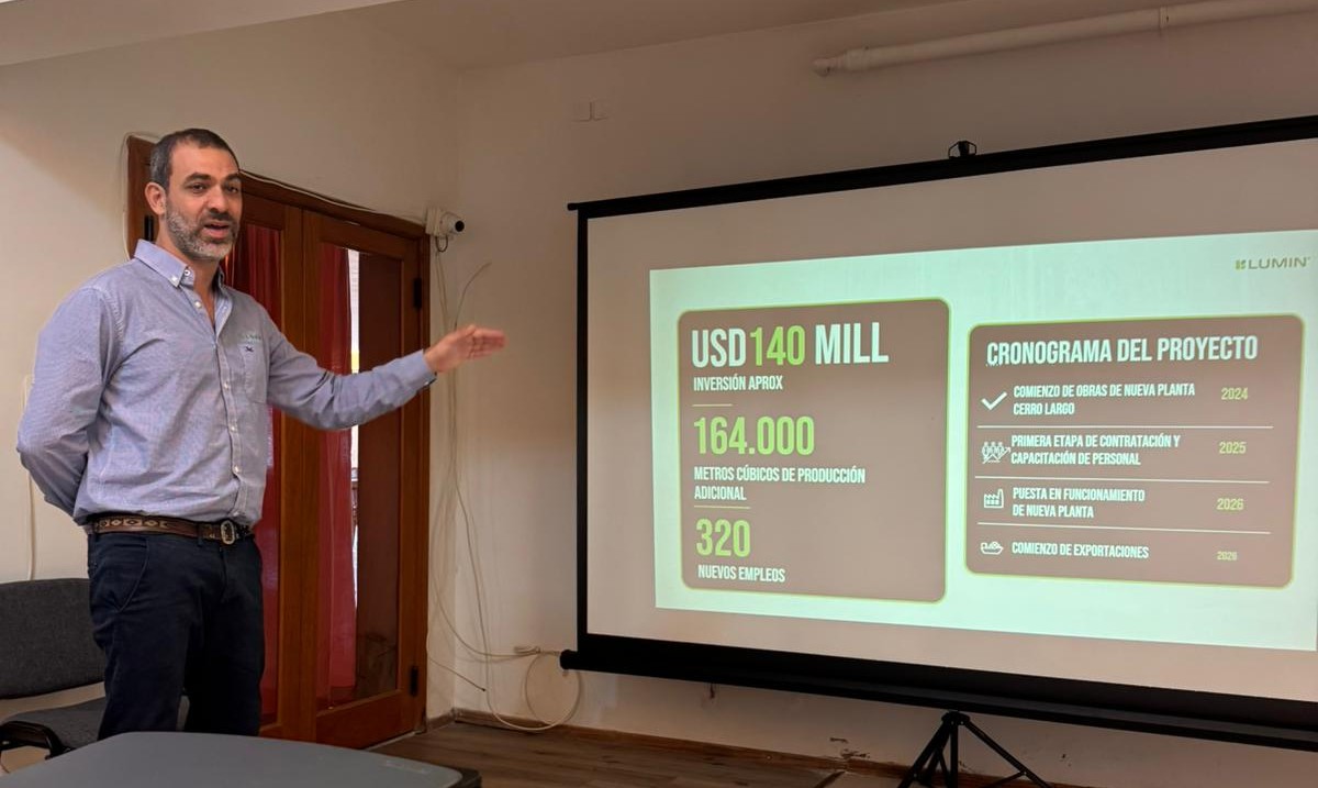 Lumin presentó avances de obra y el portal Lumin Crece ante la prensa de Cerro Largo