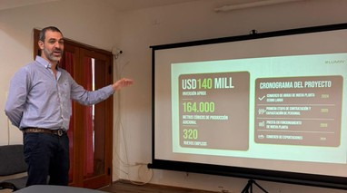 LUMIN® showcases progress on mill construction and launches “LUMIN CRECE” portal to Cerro Largo media.