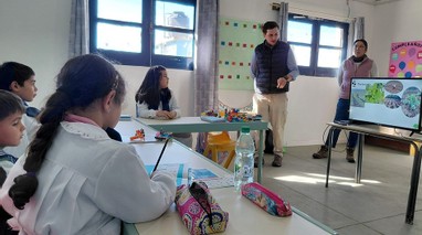 Seguimos acompañando a escuelas rurales
