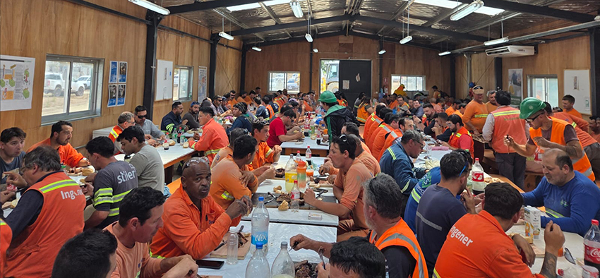 Lumin celebra 70 días sin accidentes en seguridad en la construcción de su nueva planta en Melo.