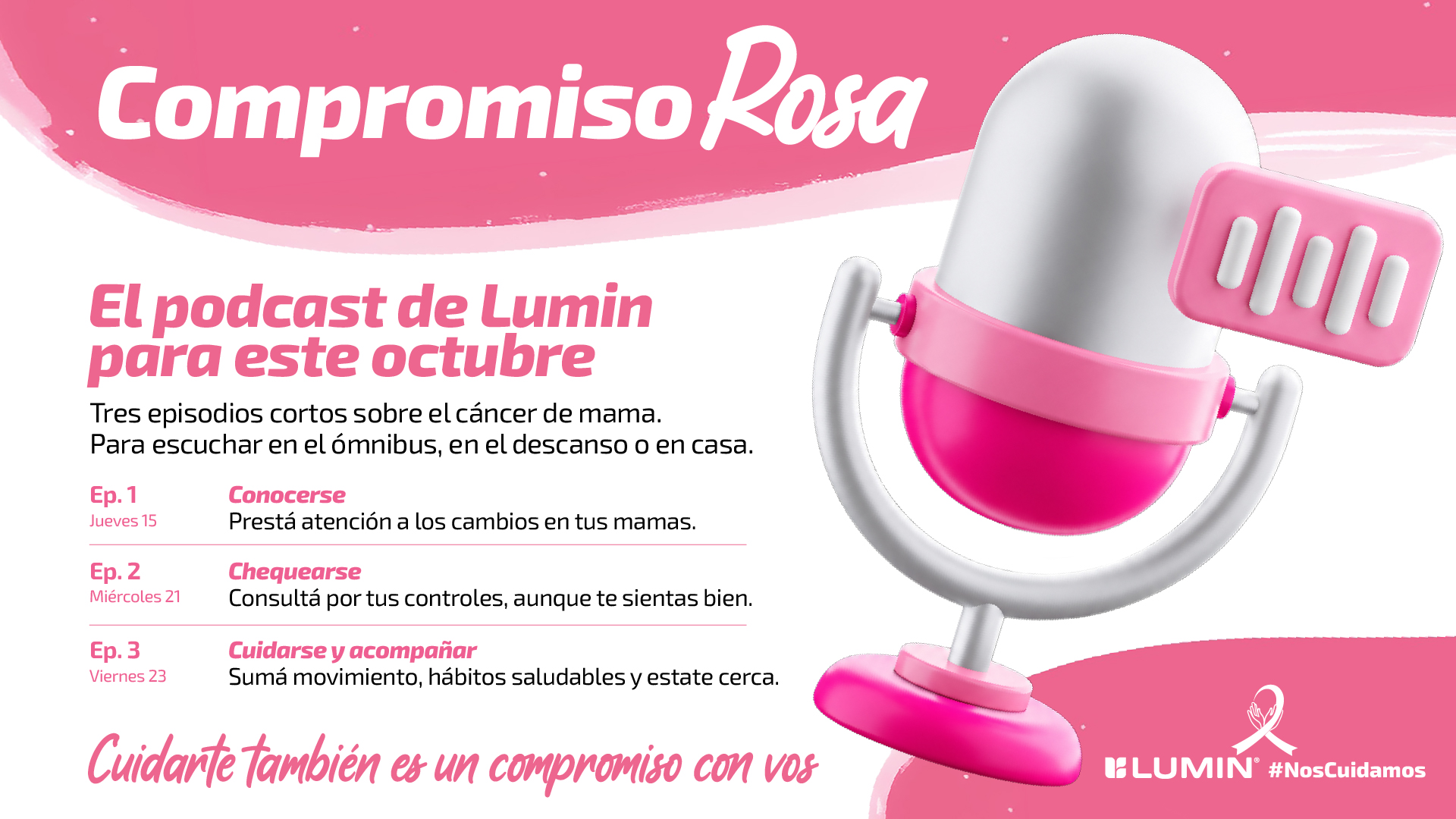 Compromiso Rosa contra el cáncer de mama