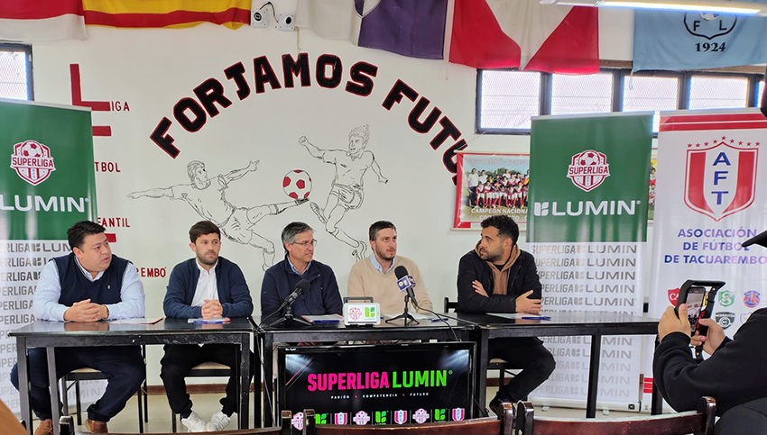 Acuerdo de apoyo para la creación de la Superliga-LUMIN-Tacuarembó